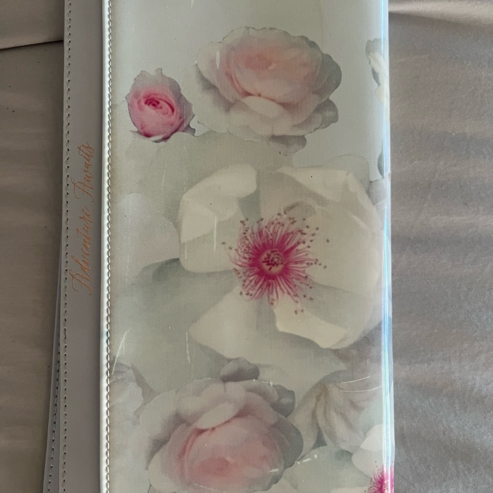 TED BAKER Passport/Travel Case with Chelsea Border Floral Print
